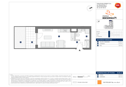 Mieszkanie w inwestycji: Osiedle Bokserska 71 Etap 2 Faza 2
