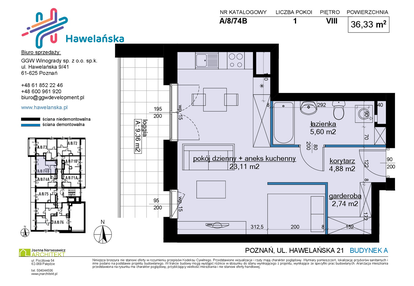 Mieszkanie w inwestycji: Osiedle Hawelańska etap III - bud. A
