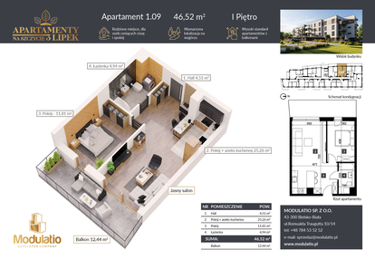 Mieszkanie w inwestycji: Apartamenty na Szczycie 3 Lipek