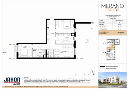 Mieszkanie w inwestycji: Merano Park II