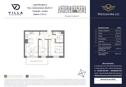 Mieszkanie w inwestycji: Warszawska 222 bud. D