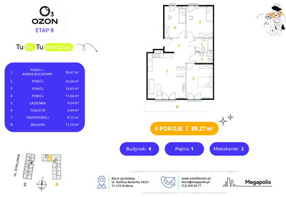 Mieszkanie w inwestycji: Osiedle Ozon etap VIII