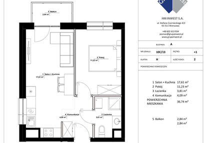 Mieszkanie w inwestycji: Jasielska 8C etap II