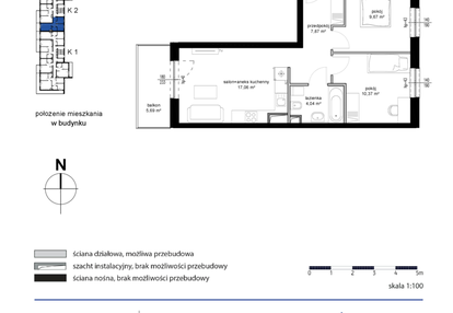 Mieszkanie w inwestycji: Kwarcowe Wzgórze - bud. 2