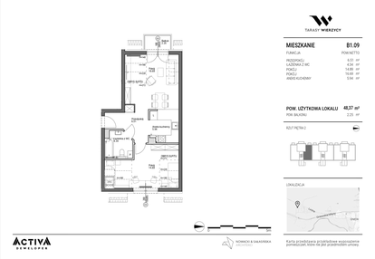 Mieszkanie w inwestycji: Tarasy Wierzycy