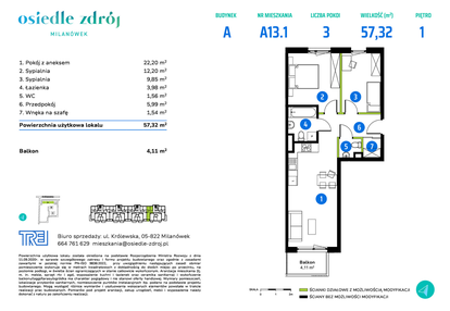 Mieszkanie w inwestycji: Osiedle Zdrój