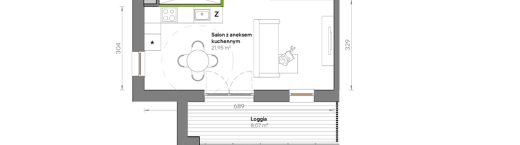 Mieszkanie w inwestycji: Żywiecka Vita