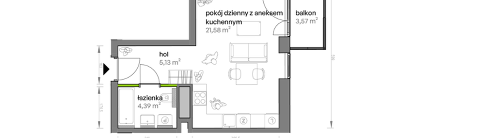 Mieszkanie w inwestycji: Ptasia Vita