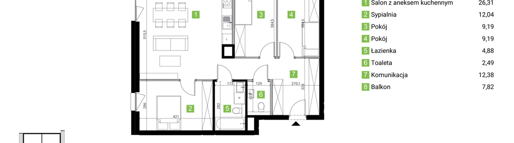 Mieszkanie w inwestycji: Nowa Częstochowa Małopolska etap II