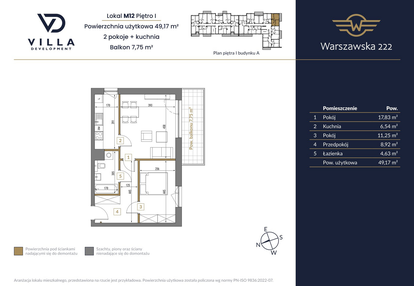 Mieszkanie w inwestycji: Warszawska 222