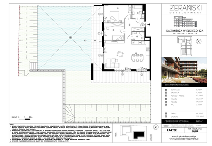Mieszkanie w inwestycji: Kazimierza Wielkiego 42A etap II