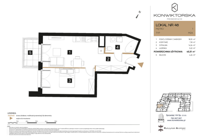 Mieszkanie w inwestycji: Konwiktorska Residence