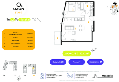 Mieszkanie w inwestycji: Osiedle Ozon etap VII