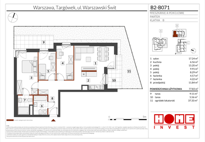 Mieszkanie w inwestycji: Warszawski Świt etap IX