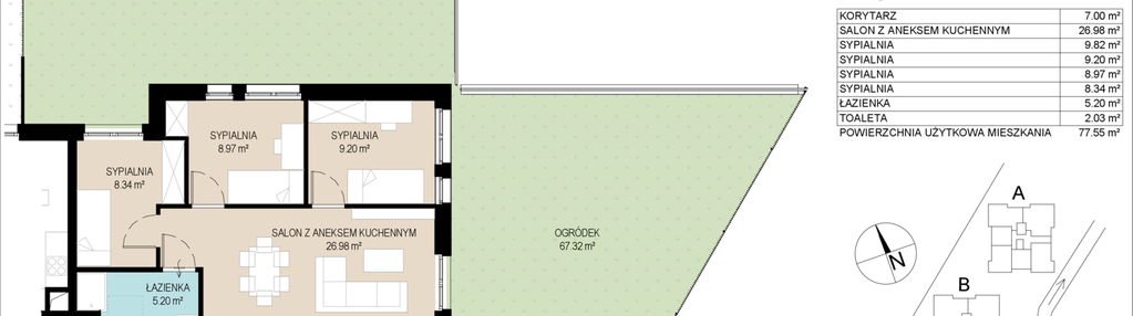 Mieszkanie w inwestycji: Wzgórze Gustawa