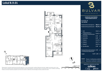 Mieszkanie w inwestycji: Bulvar Apartments - etap II