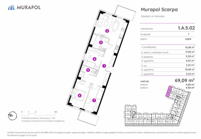 Mieszkanie w inwestycji: Murapol Scarpa