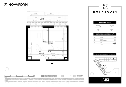 Mieszkanie w inwestycji: Kolejova 1