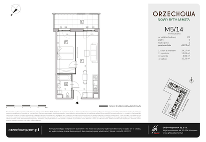 Mieszkanie w inwestycji: Orzechowa