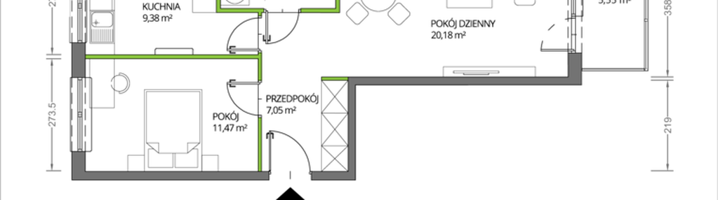 Mieszkanie w inwestycji: Krakowska Vita