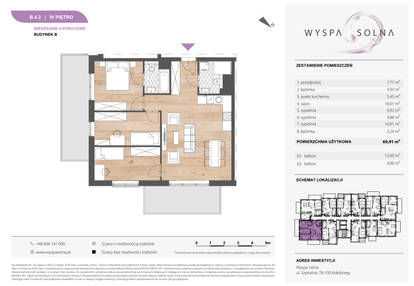 Mieszkanie w inwestycji: Wyspa Solna Etap III, budynek B