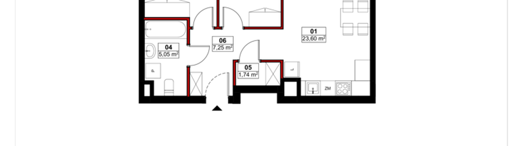 Mieszkanie w inwestycji: Skwer Witosa