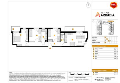 Mieszkanie w inwestycji: Osiedle Arkadia etap 2