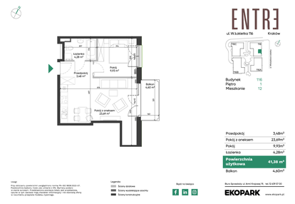 Mieszkanie w inwestycji: Entre