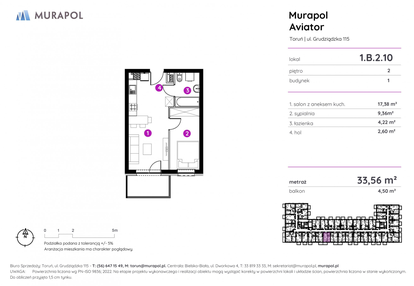 Mieszkanie w inwestycji: Murapol Aviator