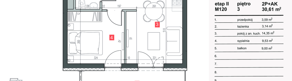 Mieszkanie w inwestycji: Nałęczowska etap II
