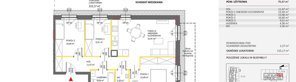 Mieszkanie w inwestycji: Piastova Osada