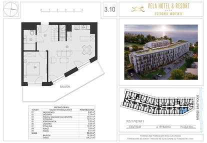 Mieszkanie w inwestycji: Vela Hotel & Resort Ustronie Morskie