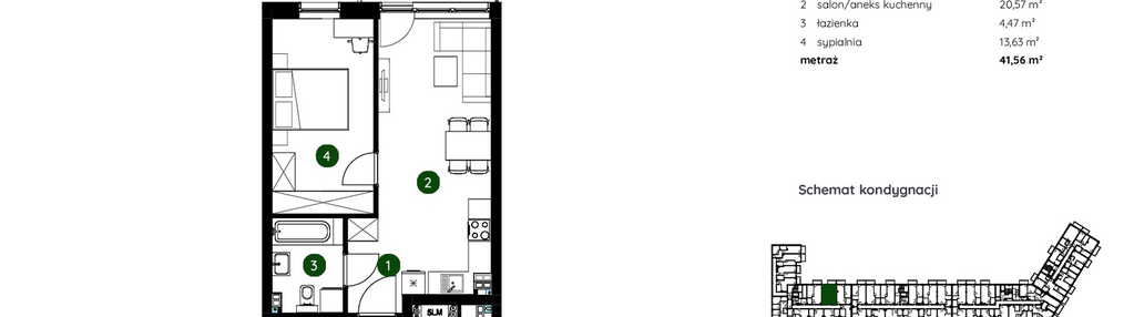 Mieszkanie w inwestycji: Murapol GreenCity bud. 1