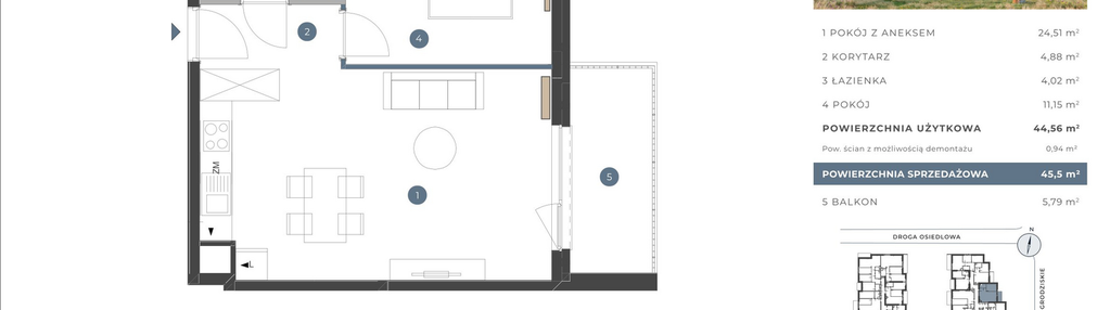 Mieszkanie w inwestycji: Astelia Park etap 1A i 3