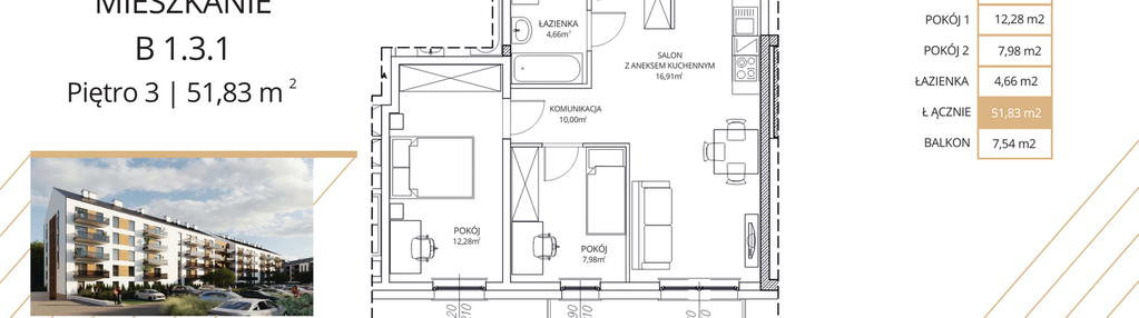 Mieszkanie w inwestycji: Apartamenty Nowe Miasto