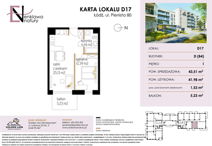 Mieszkanie w inwestycji: Enklawa Natury