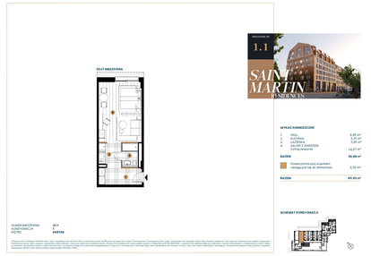 Mieszkanie w inwestycji: Saint Martin Residences etap II