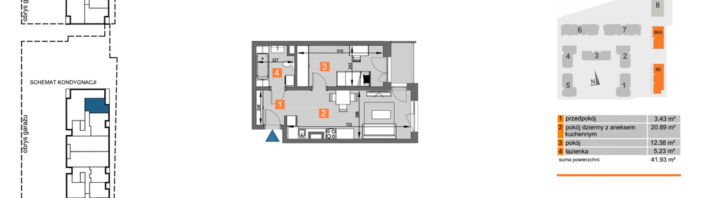 Mieszkanie w inwestycji: Piasta Towers bud. 86 i 86A