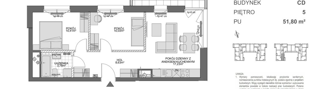 Mieszkanie w inwestycji: DOKI