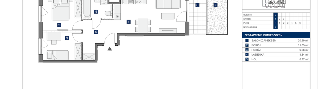 Mieszkanie w inwestycji: Osiedle Bokserska 71 Etap 2 Faza 2