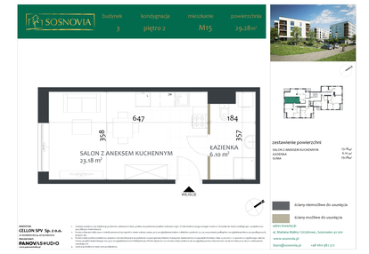 Mieszkanie w inwestycji: Sosnovia