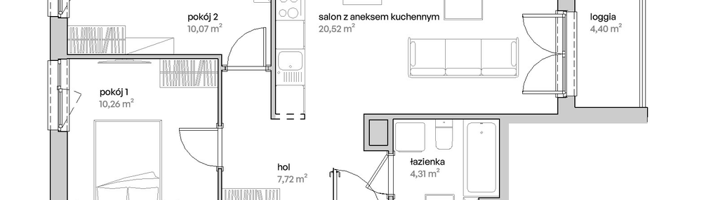 Mieszkanie w inwestycji: Unii Lubelskiej Vita