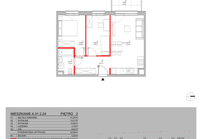 Mieszkanie w inwestycji: Warszawska 58A