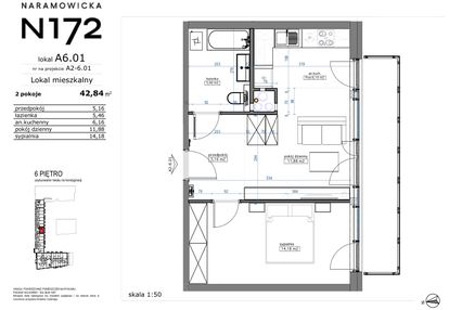 Mieszkanie w inwestycji: Naramowicka 172