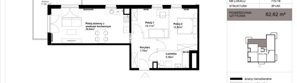 Mieszkanie w inwestycji: Strzeszyńska 77