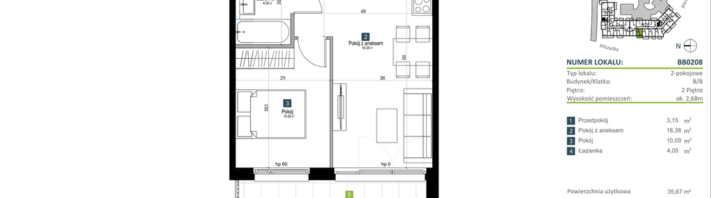 Mieszkanie w inwestycji: Pilczycka Vita