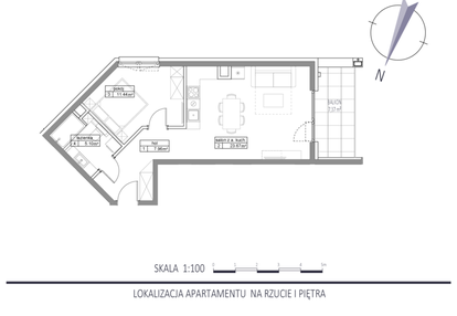Mieszkanie w inwestycji: Apartamenty na Klifie bud. D, E i F
