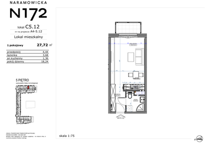 Mieszkanie w inwestycji: Naramowicka 172
