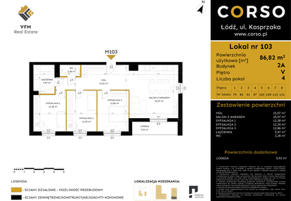 Mieszkanie w inwestycji: Corso etap 2