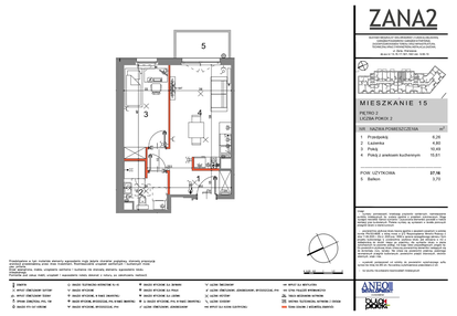 Mieszkanie w inwestycji: Zana 2